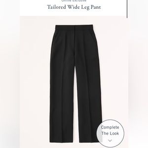 Black abercrombie trouser